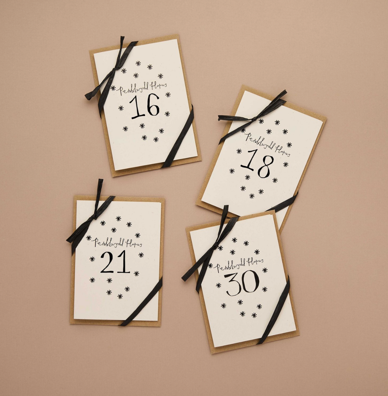 Birthday Number Cards