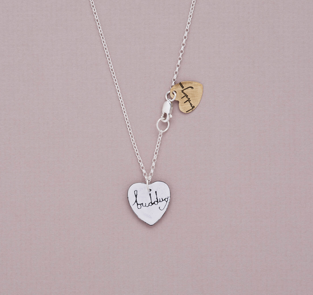 Personalised Small Enamel Necklace
