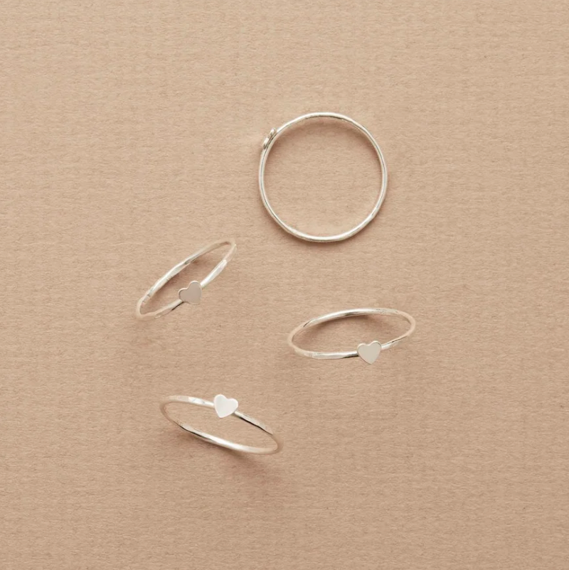 Silver Heart Ring