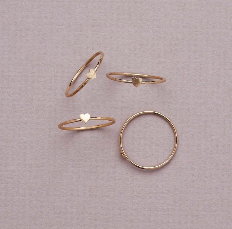 Gold Filled Heart Ring