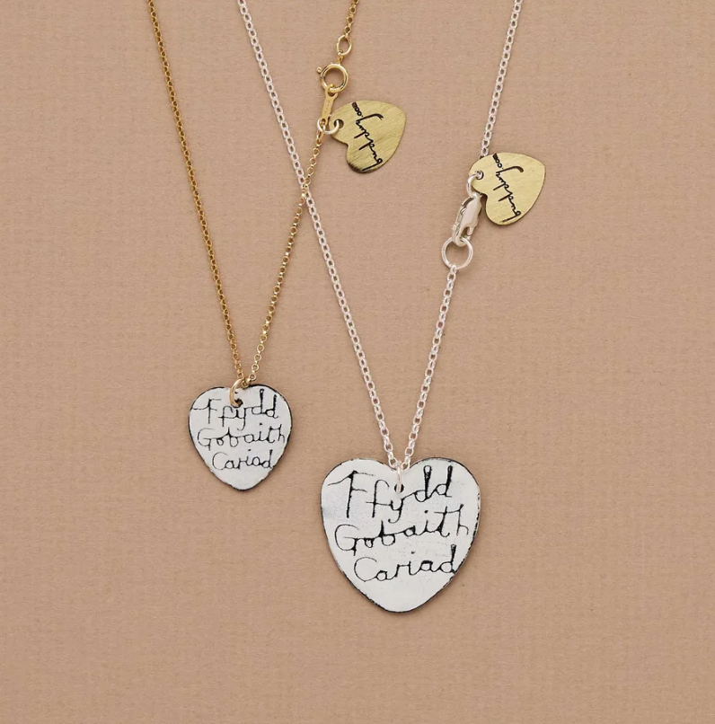 Enamel Heart Necklace