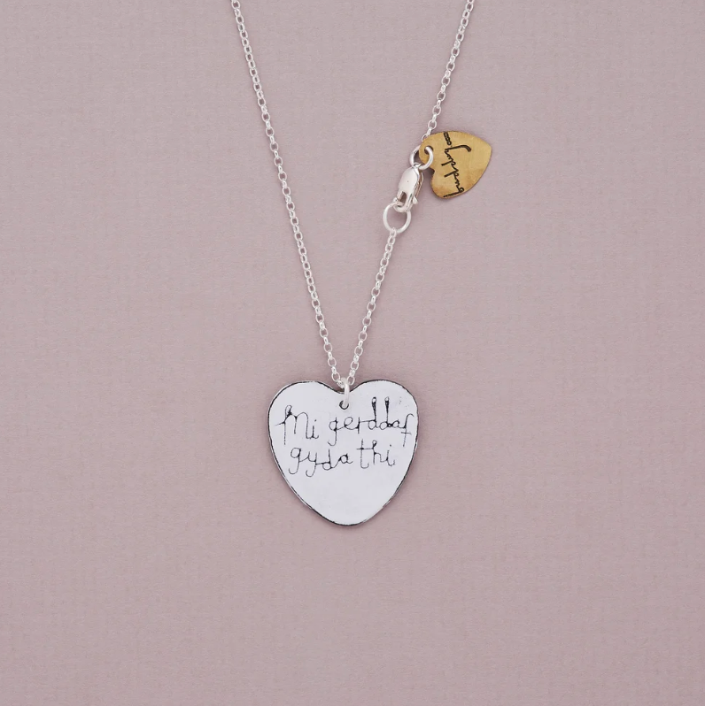 Enamel Heart Necklace