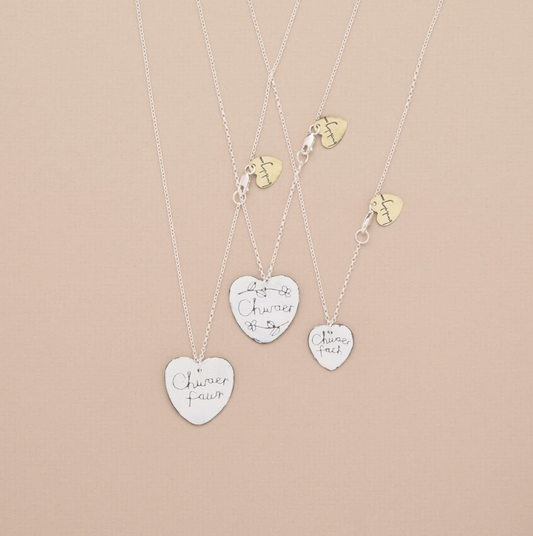 Enamel Heart Necklace