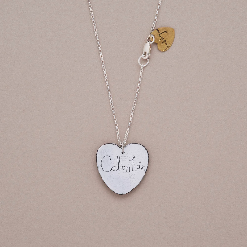 Enamel Heart Necklace
