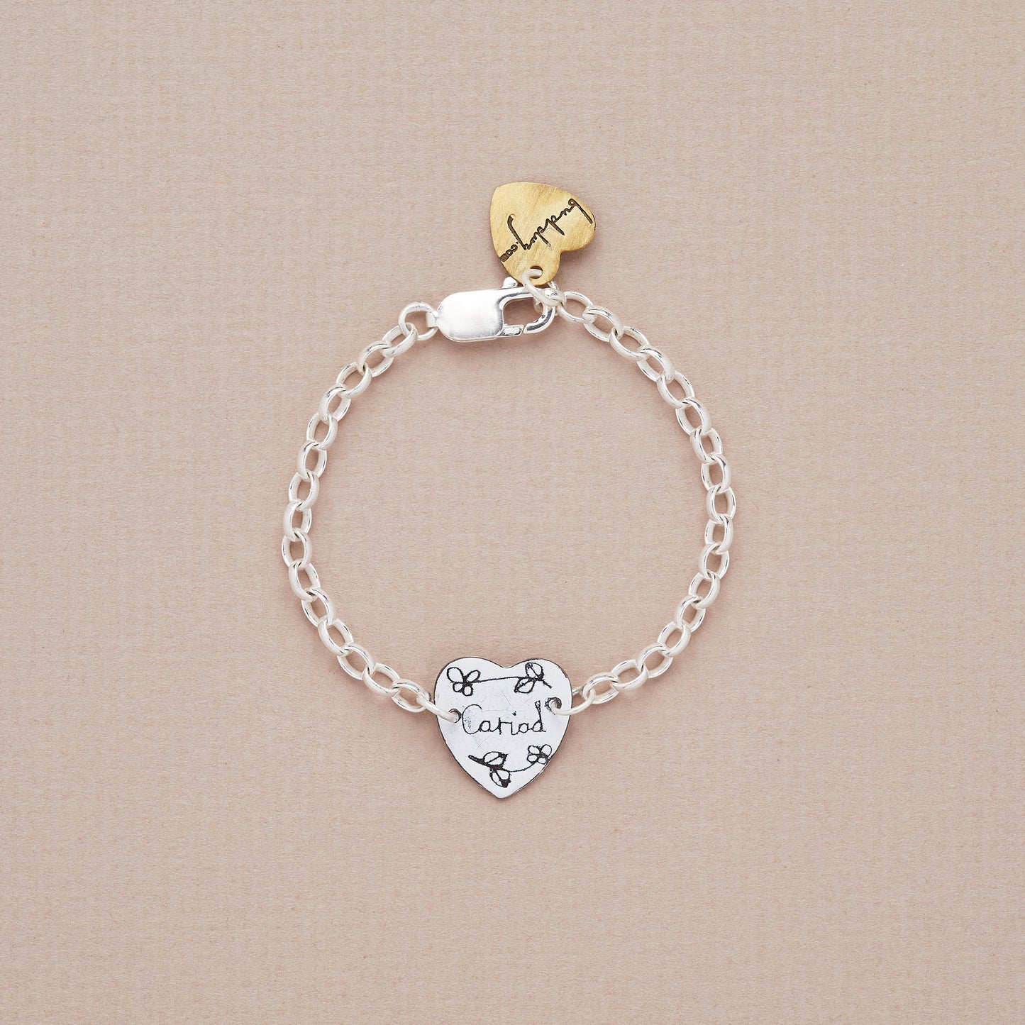 Small Heart Enamel Bracelet