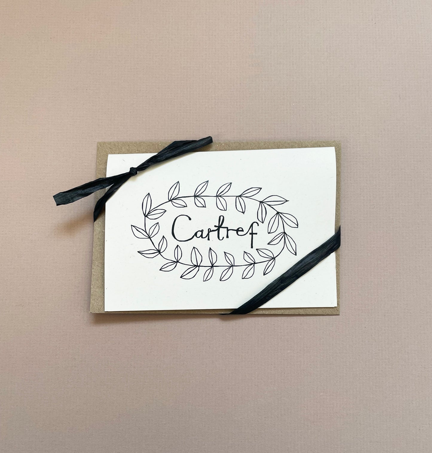 'Cartref' Garland Card
