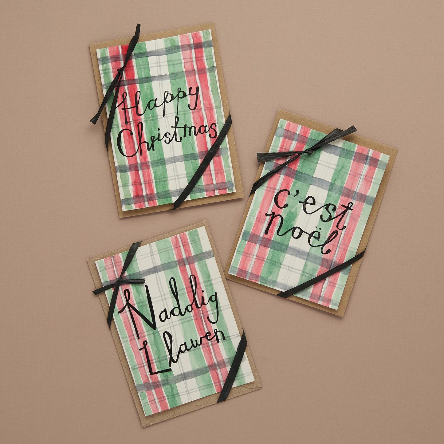 Tartan Christmas Card