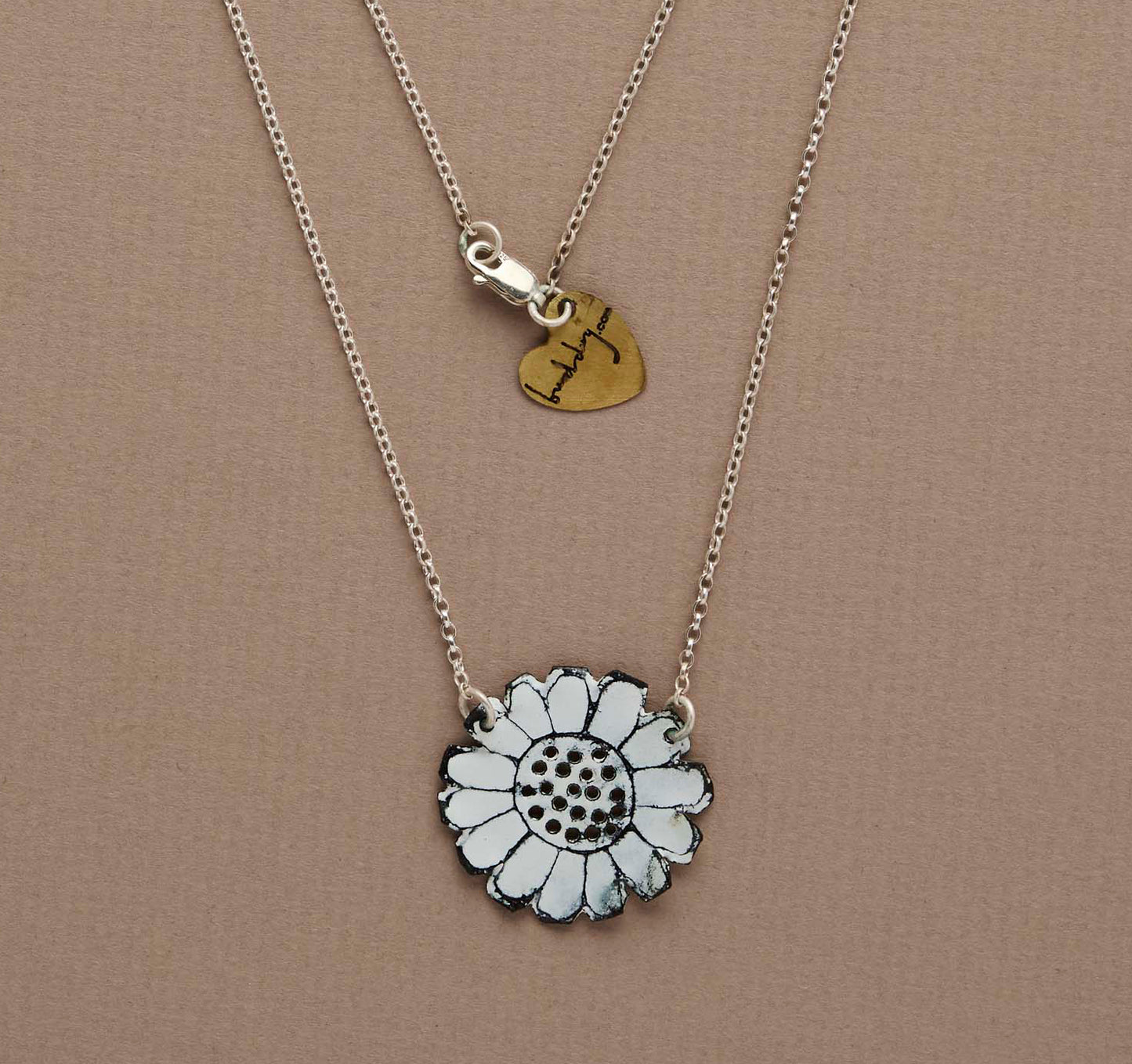 Enamel Flower necklace