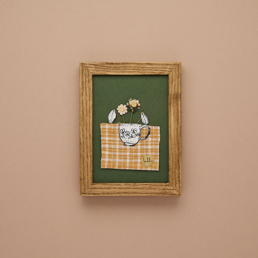 Still Life 'Flowers in a Cup' Frame