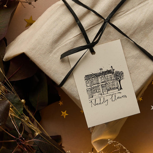 Christmas Gift tags - Nadolig Llawen - Terraced house