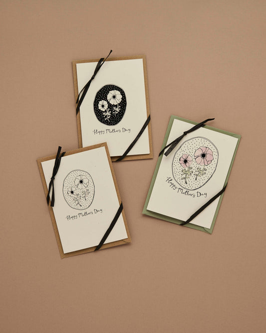 Mother's Day Card with Anemone Flowers