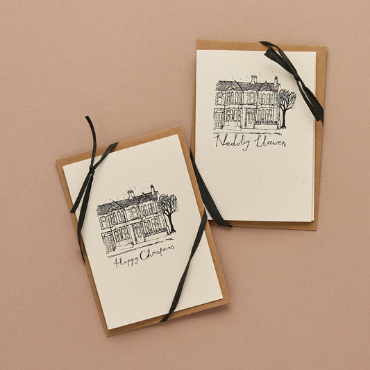 Terraced street Christmas Cards