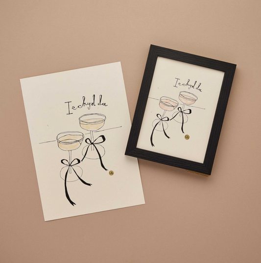 'Iechyd da' Print