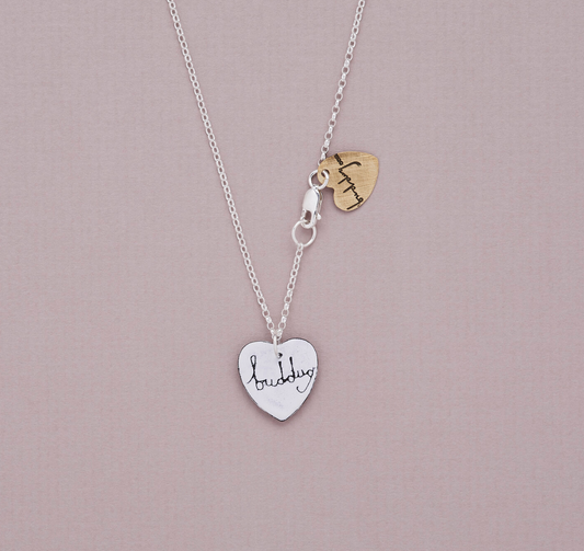 Personalised Small Enamel Necklace