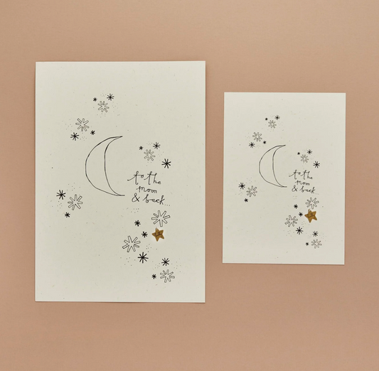 To the Moon and Back Print