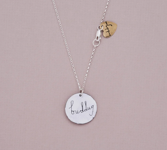 Personalised Enamel Circle Necklace