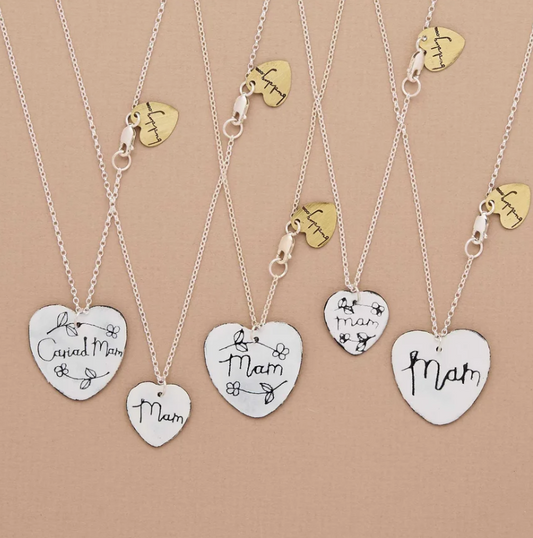 Enamel Heart Necklace