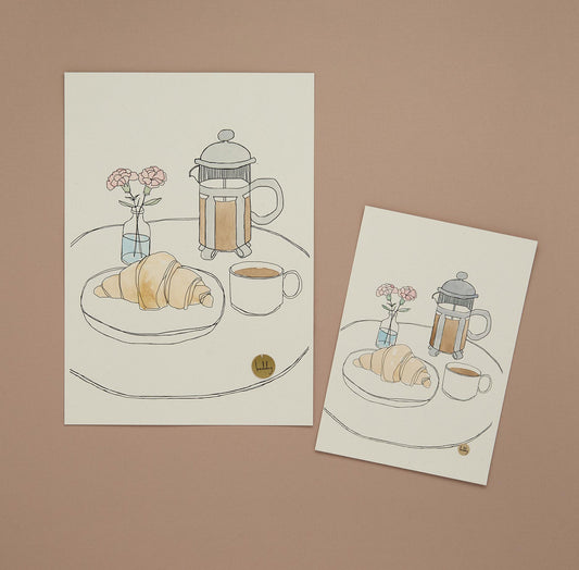Coffee Breakfast Print