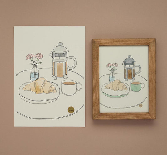 Coffee Breakfast Print