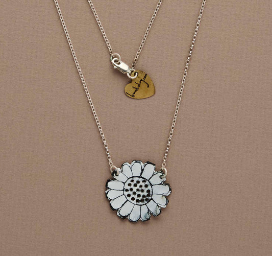 Enamel Flower necklace