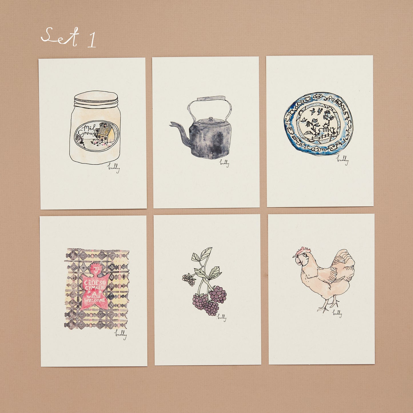 Collection of illustrations from 'Lobsgows'  book