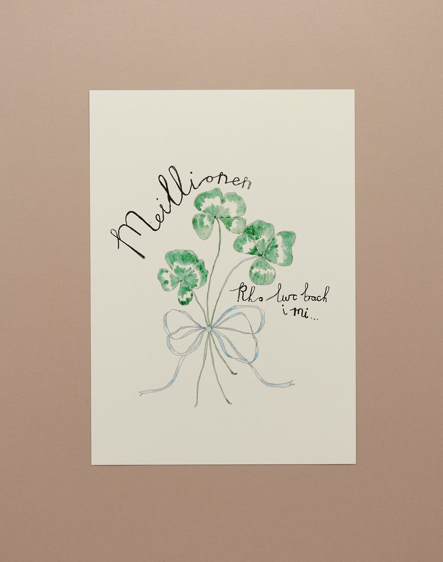 'Meillionen' print