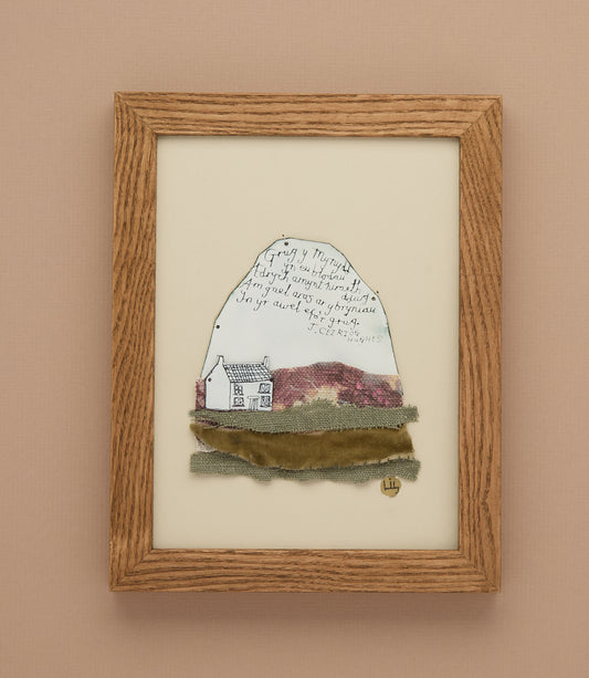 'Grug y Mynydd' framed