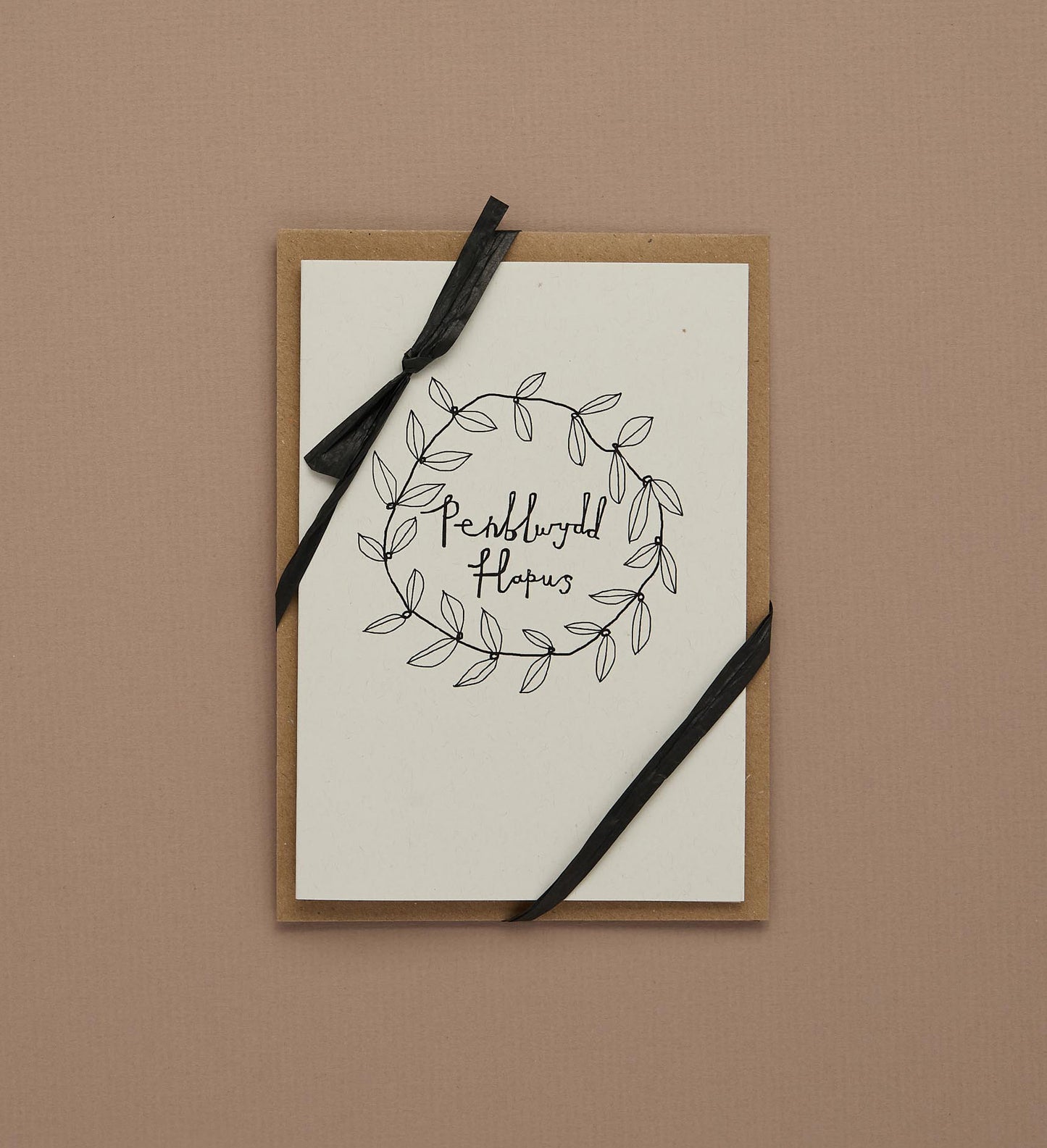 Wreath Birthday Card