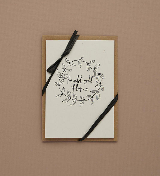 Wreath Birthday Card