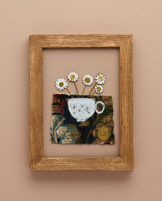 Small Enamel flowers Still Life