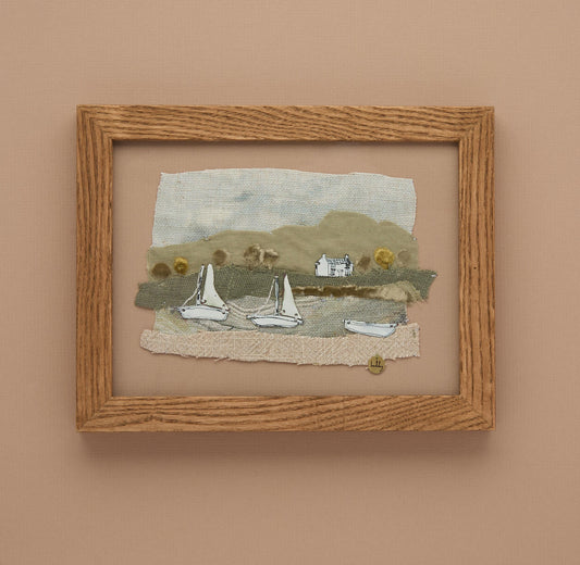 'Dros y Fenai' Collage
